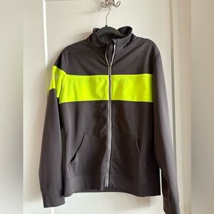 Under Armour Black and Neon Yellow Jacket, size M